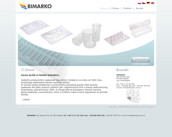 Przedsiębiorstwo Produkcyjno-Handlowo-Usługowe BIMARKO Zbigniew_