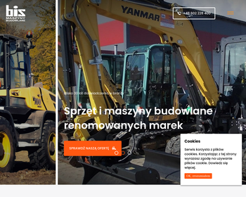 Bis  Maszyny budowlane  Wypożyczalnia_ serwis