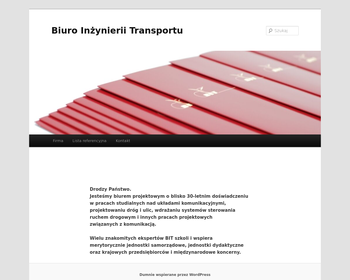 BIT  Biuro Inżynierii Transportu  Pracownie projektowe_