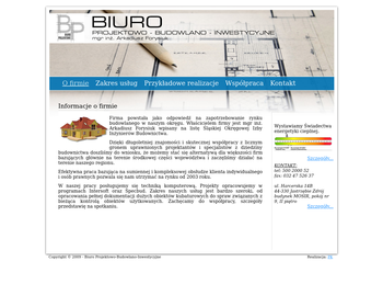 Biuro Projektowo - Budowlano - Inwestycyjne  Mgr inż  Arkadiusz Forysiuk_
