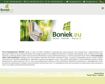 Boniek - Okna drewniane_ rolety