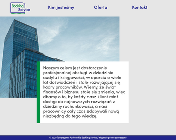 Booking Service Sp  z o o  Towarzystwo audytorskie_