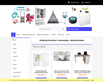 Borówka  Sklep artykułów dziecięcych_