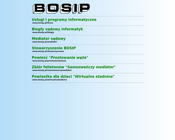 BOSIP Biuro Oprogramowania Systemów Informatyzacji Przedsiębiorstw_