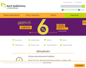 Bank Spółdzielczy Biała Rawska  Oddział Nowe Miasto nad Pilicą_