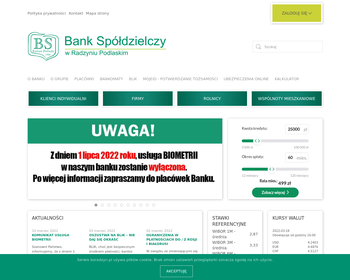 Bank Spółdzielczy w Radzyniu Podlaksim Oddział Czemierniki_