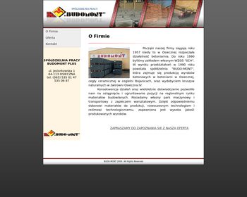 Budo-Mont  Producent materiałów budowlanych i ceramicznych_