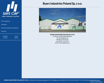 Byars Industries Poland Sp  z o o_