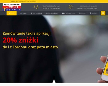 MPT ŁUCZNICZKA TAXI  191-91 Miejskie Przedsiębiorstwo Taksówkowe_