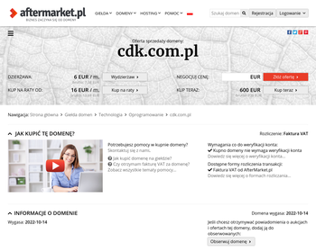 Przedsiębiorstwo Usługowo-Wdrożeniowe CDK Sp  z o o_