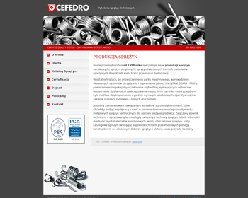Przedsiębiorstwo Produkcyjno-Usługowo-Handlowe CEFEDRO S c_