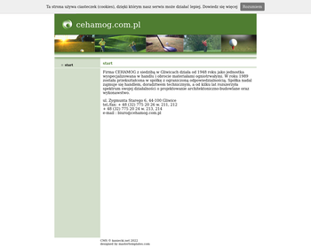 Przedsiębiorstwo Produkcyjno-Handlowo-Usługowe CEHAMOG Sp  z o o_