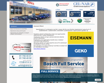 Przedsiębiorstwo Handlowo-Usługowe CEL-NAR Elektronarzędzia_