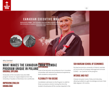 Szkoła Główna Handlowa - Biuro Programu Canadian Executive Master of Business Administration_