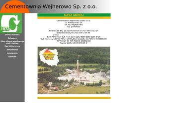 Cementownia WEJHEROWO Sp  z o o_