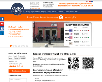 Kantor Wymiany Walut Cent S J_