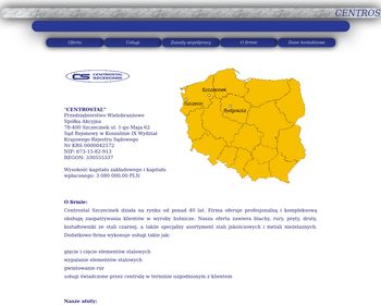 CENTROSTAL Przedsiębiorstwo Wielobranżowe S A -BH Bydgoszcz_