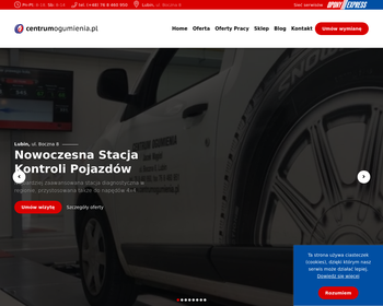 CENTRUM  OGUMIENIA   Jacek Wągiel  - sprzedaż i serwis opon _ montaż 