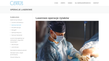 Laserowe operacje żylaków i operacje żylaków leczenie żylaków – usługi księgowe.
