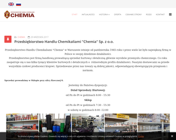 Przedsiębiorstwo Handlu Chemikaliami CHEMIA_