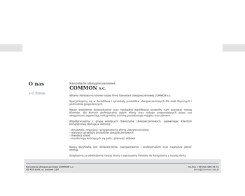 Kancelaria Ubezpieczeniowa COMMON S C_