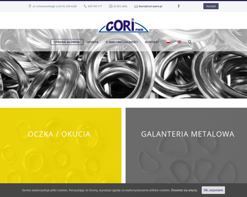 CORI PWM - Producent Wyrobów Metalowych - Oddział Produkcji i Sprzedaży_