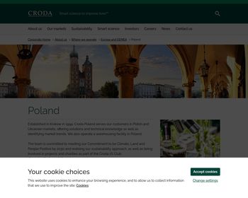 CRODA POLAND Sp  z o o_