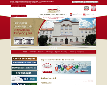 I Liceum Ogólnokształcące im  ks  Adama Jerzego Czartoryskiego_