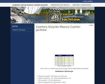 SAIL Czarter Jachtów_