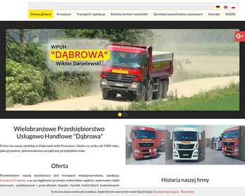 Dąbrowa  Wielobranżowe przedsiębiorstwo usługowo - handlowe  Danielewski W_