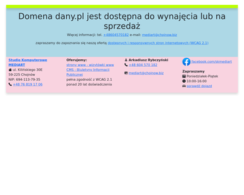 Przedsiębiorstwo Produkcyjno-Handlowe Eksport-Import DANY Sp  z o o_