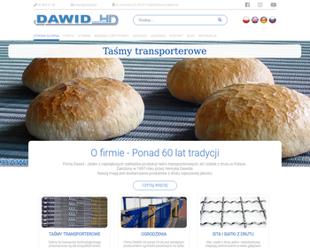 Zakład Produkcji Taśm Transporterowych Sit i Siatek z Drutu DAWID_