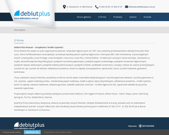 Debiut Plus Sp  z o o  Biuro Handlowe_