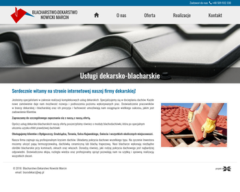 Nowicki Marcin  Usługi blacharsko - dekarskie_