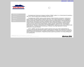 Demax Sp  z o o  PPUH  Firma budowlana_