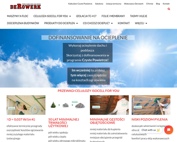 Derowerk  Maszyny do wdmuchiwania izolacji  Izolacja celulozowa_ docieplenia