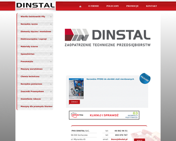 DINSTAL Zaopatrzenie Techniczne Przedsiębiorstw_