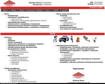 DOMENA Spółdzielnia - ochrona i usługi porządkowe_