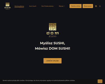 DOM SUSHI  - RESTAURACJE JAPOŃSKIE_