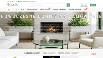 Donice i  ogród i  salon i  taras.