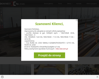 DOSMET Sp  z o o_
