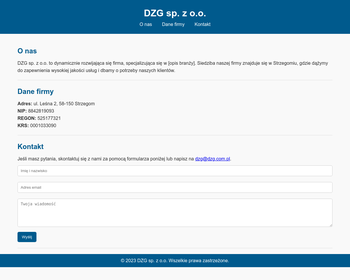 DZG Polska Sp  z o o_