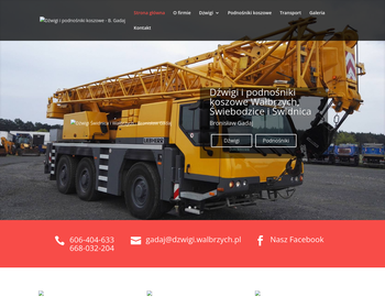 Usługi Transportowo-Dźwigowe Bronisław Gadaj_
