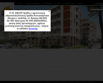 Przedsiębiorstwo Inwestycyjno-Budowlane EBEJOT Sp  z o o_