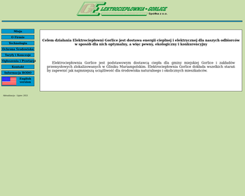 Elektrociepłownia GORLICE Sp  z o o_