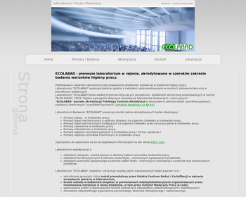 Akredytowane Laboratorium Fizyko-Chemiczne ECOLABAD  Badania i Analizy Środowiska_
