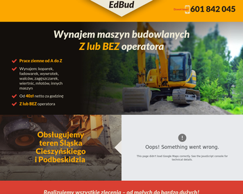 Edbud  Roboty ziemne_ usługi koparkoładowarką
