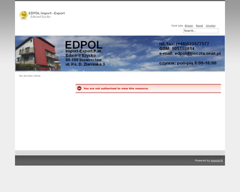 EDPOL Przedsiębiorstwo Wielobranżowe Import - Export Edward Szycko_
