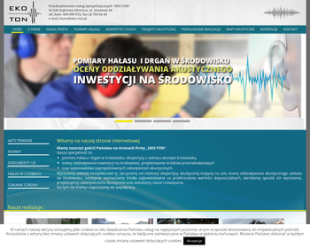 EKO-TON - pomiary hałasu_ ekspertyzy
