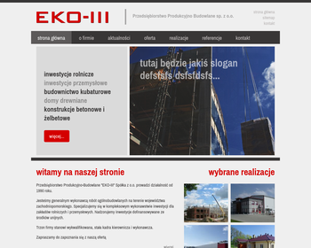 EKO-III Sp  z o o  Przedsiębiorstwo Produkcyjno - Budowlane_